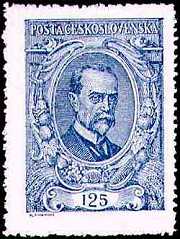 Karlova známka s Masarykem (1923)