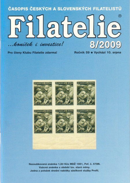 Filatelie 08/2009