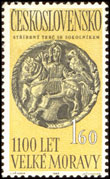 1100. výročí Velké Moravy - terč se sokolníkem