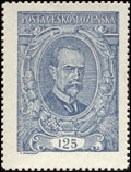 70. narozeniny T. G. Masaryka - 125 h modrá