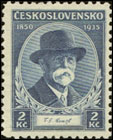 85. narozeniny T. G. Masaryka - 2 Kč modrá