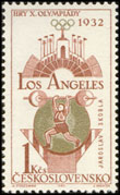 Čs. olympijská vítězství - Los Angeles 1932 - vízězství J. Skobly