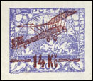 I. letecké provizorium (Hradčany) - 14 Kč/200 h modrá