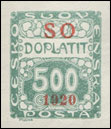 SO 1920 - Doplatní - 500 h zelená