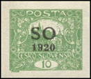 SO 1920 - Výplatní (Hradčany) - 10 h zelená
