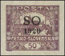 SO 1920 - Výplatní (Hradčany) - 50 h fialová