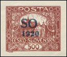 SO 1920 - Výplatní (Hradčany) - 500 h hnědá