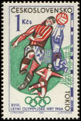 XVIII. LOH Tokio 1964 - fotbal